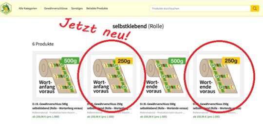 Von der Rolle – jetzt auch online!